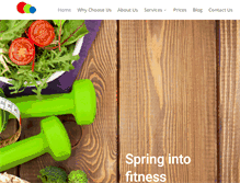 Tablet Screenshot of full-circle-fitness.com